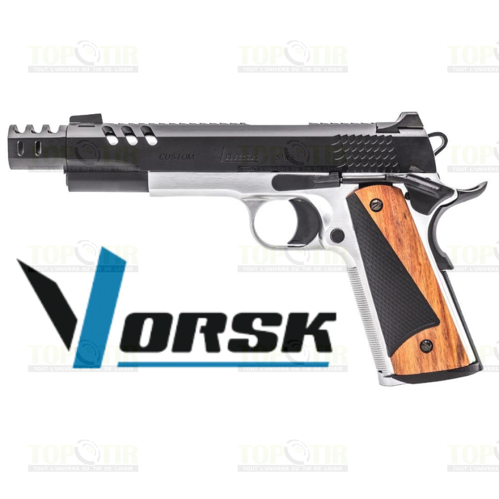 Pistolet Airsoft Vorsk CS Defender Pro M.E.U Blowback full métal