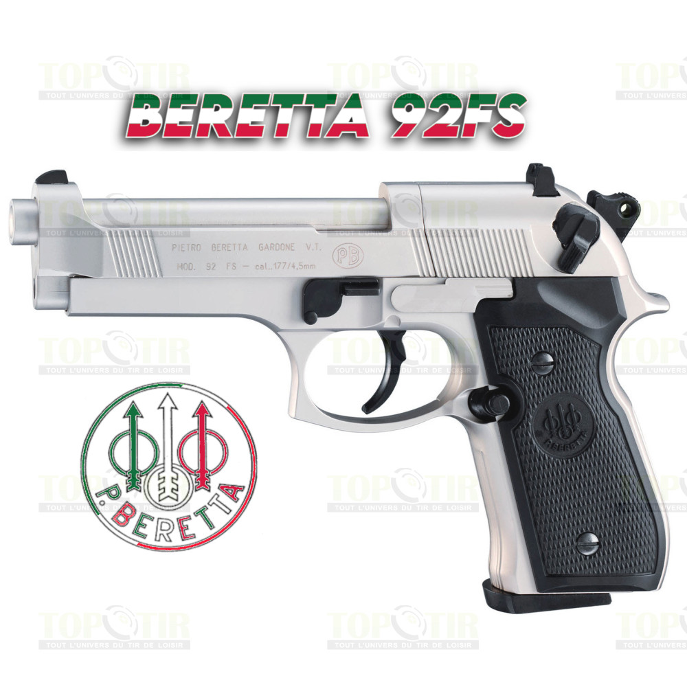 Achetez en ligne Pistolet Plomb CO2 Beretta M92 FS Finition en