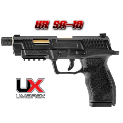 Pistolet à plombs UX SA10 Blowback Cal 4.5mm plombs ou Bbs