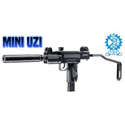 Pistolet Mitrailleur IWI Mini Uzi Umarex Blowback Co2 Cal BB/4.5MM