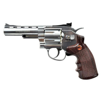 Revolver Bruni CN820 4 pouces chromé full metal cal.4.5 mm