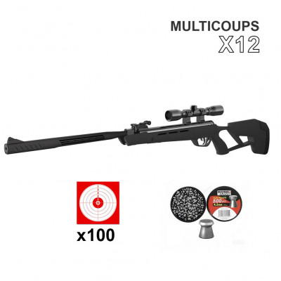 Carabine Crosman Mag-Fire Mission cal. 4.5 mm 19,9 joules - multicoups