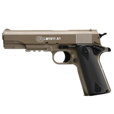 Pistolet à Billes Colt M1911 A1 TAN Cybergun SPRING 0,7j cal. 6mm