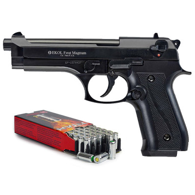 Kit défense Pistolet EKOL Firat Magnum Noir cal. 9mm PAK