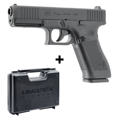Occasion pistolet à plombs Glock 17 GEN 5 cal. 4.5mm 3 joules + mallette Umarex offerte