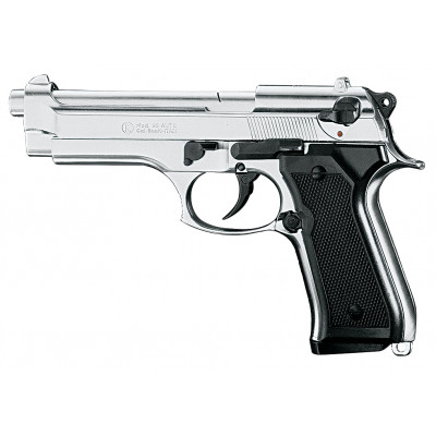 Pistolet PAK type "Beretta 92 F" Chromé cal. 9mm