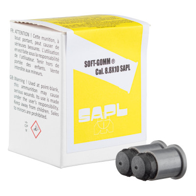 Munitions calibre 8.8x10 SAPL pour Soft-Gomme
