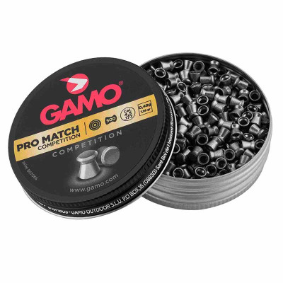 500 Plombs Gamo Pro Match Compétition cal. 4,5mm