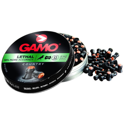 100 plombs Gamo Lethal cal. 4.5 mm