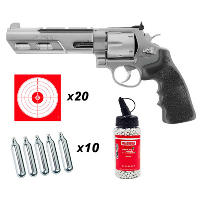 Revolver airsoft Smith & Wesson 629 Competitor 6" cal. 6mm 2 joules - propulsion CO2
