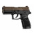 Pistolet SIG SAUER P320 cal.9mm PAK Midnight Bronze - à blanc