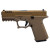 Pistolet AWCustom VX9 mod 1 Tan Metal slide Gaz Blowback 6mm 1j