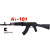 Carabine à plombs Kalashnikov AK101 4.3 j Full métal 4.5mm