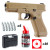 Pack Glock 19X BBS acier cal. 4.5mm C02 3 joules - COYOTE