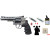Pack revolver Dan Wesson 4" Chromé cal. 6 mm